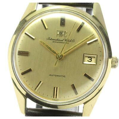 Authentic IWC Schaffhausen K18YG cal.8541B Automatic: This item qualifies for FREE DOMESTIC SHIPPING to customers in the USA Product information Target: Men's Material: K18YG x leather Dial color: Gold Movement: Automatic winding Accessories: None (main 