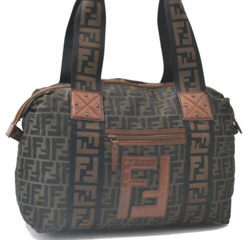 Authentic FENDI Zucca Shoulder Tote Bag Nylon Leather: This item qualifies for FREE DOMESTIC SHIPPING to customers in the USA Brand: FENDI Style: Tote Bag Country/Region of Manufacture: Italy Type: Tote Bag Serial Number: 22017VS070MX7069 Department: Wome