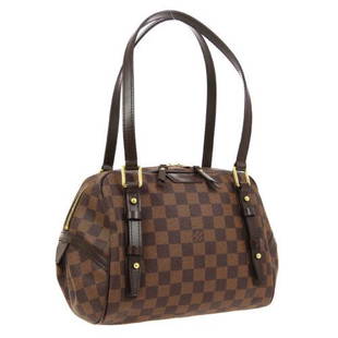 Authentic LOUIS VUITTON RIVINGTON PM SHOULDER BAG: This item qualifies for FREE DOMESTIC SHIPPING to customers in the USA Size: Medium Color: Brown Accents: Logo MPN: N41157 Model: LOUIS VUITTON RIVINGTON PM Closure: Zipper Country/Region of