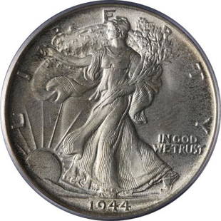 Authentic 1944-P Walking Liberty Half PCGS MS65 Nice: This item qualifies for FREE DOMESTIC SHIPPING to customers in the USA Certification: Pcgs Mint Location: Philadelphia Circulated/Uncirculated: Uncirculated Composition: Silver Certification