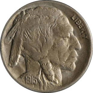 Authentic 1916-D Buffalo Nickel Great Deals From The: This item qualifies for FREE DOMESTIC SHIPPING to customers in the USA Composition: Nickel Year: 1916 Certification: Uncertified Circulated/Uncirculated: Circulated Mint Location: Denver The