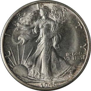 Authentic 1945-S Walking Liberty Half Great Deals From: This item qualifies for FREE DOMESTIC SHIPPING to customers in the USA Circulated/Uncirculated: Circulated Mint Location: San Francisco Composition: Silver Year: 1945 Certification: Uncertified 