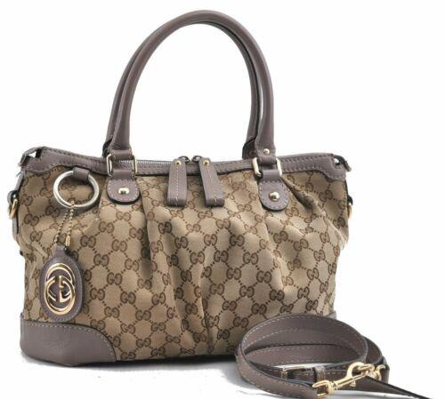 Authentic GUCCI Sukey 2Way Shoulder Tote Bag GG Canvas: This item qualifies for FREE DOMESTIC SHIPPING to customers in the USA Brand: GUCCI Style: Tote Bag Country/Region of Manufacture: Italy Type: Tote Bag Serial Number: 247902502752 Department: Women Ba