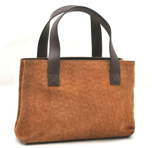 Authentic CELINE Vintage Hand Bag Suede Leather Brown: This item qualifies for FREE DOMESTIC SHIPPING to customers in the USA Brand: CELINE Bag Height: 8.3inches(21cm) Material: Suede/Leather Bag Depth: 4.1inches(10.5cm) Style: Hand Bag MPN: Does not appl