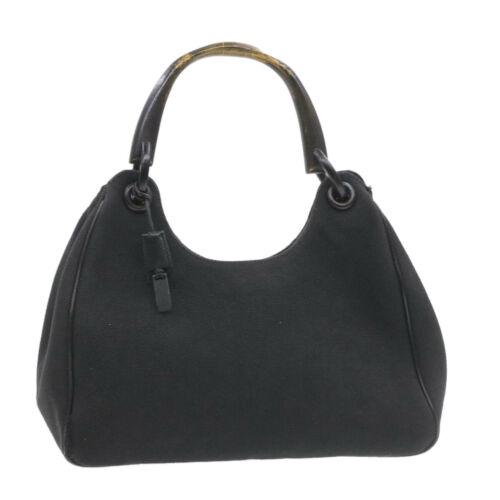 Authentic GUCCI Shoulder Bag Canvas Black: This item qualifies for FREE DOMESTIC SHIPPING to customers in the USA Brand: GUCCI Size: W34 x H19 x D14cm / Shoulder Drop 20cm(Approx) Color: Black Country/Region of Manufacture: Italy Material: Can