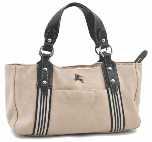 Authentic BURBERRY BLUE LABEL Hand Bag Canvas Leather: This item qualifies for FREE DOMESTIC SHIPPING to customers in the USA Brand: Burberry Style: Hand Bag Country/Region of Manufacture: China Type: Hand Bag Bag Length: 13.8inches (35cm) Department: Wom