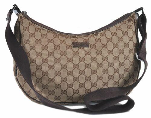 Authentic GUCCI Shoulder Cross Body Bag GG Canvas: This item qualifies for FREE DOMESTIC SHIPPING to customers in the USA Brand: GUCCI Style: Shoulder Bag Country/Region of Manufacture: Italy Type: Shoulder Bag Serial Number: 1227901956 Department: Wo