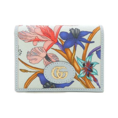 Authentic GUCCI Limited in Japan Wallet 577347 9ZJAJ: This item qualifies for FREE DOMESTIC SHIPPING to customers in the USA Brand: Gucci Size: W X H X Gusset (W) : 11Cm X 8Cm X 2Cm Style: Purse Mpn: 577347 9Zjaj Color: 4987/Light Blue / Gold Parts Type: