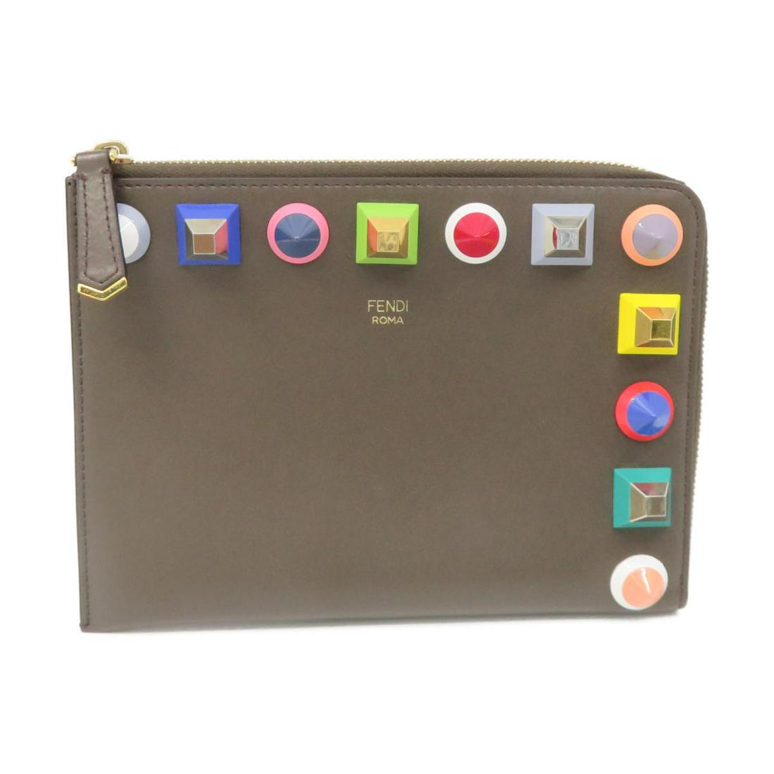 Authentic FENDI Clutch Bag Second Bag Lambskin: This item qualifies for FREE DOMESTIC SHIPPING to customers in the USA Brand: FENDI Model: FENDI Clutch Bag Second Bag Lambskin Category: Women Handbag Color: nan Dimensions: W21Ã—H11.5Ã—D2cm Th