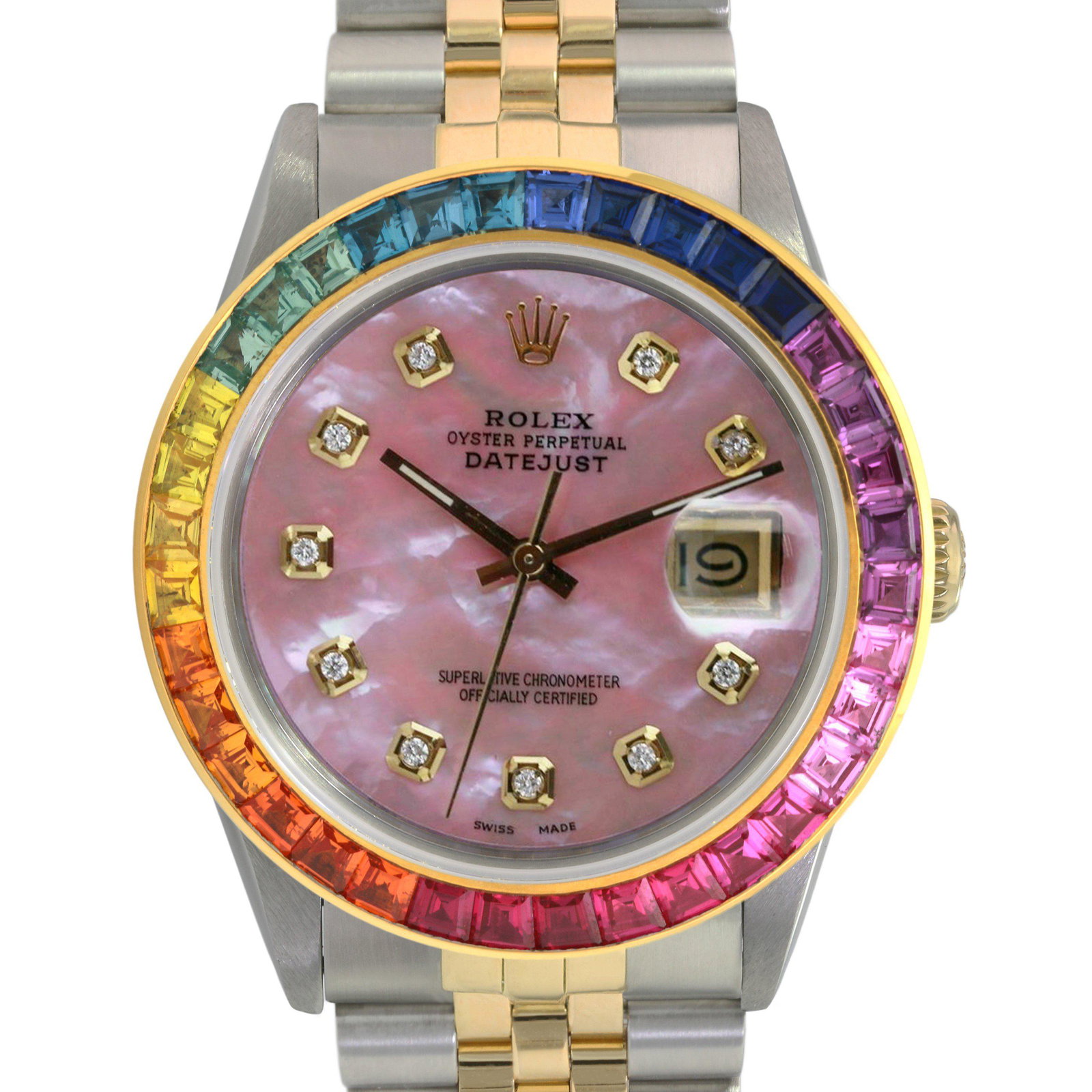 Authentic Rolex Datejust 36mm Jubilee: This item qualifies for FREE DOMESTIC SHIPPING to customers in the USA Details Brand: Rolex Condition: Pre-owned Excellent Model: Datejust Specifications Case Diameter: 36mm Case Material: Stai