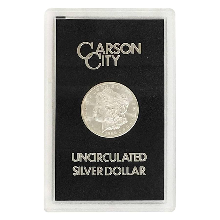 1883-CC Morgan Silver Dollar $1 BU GSA (w/Box & COA): This item qualifies for FREE DOMESTIC SHIPPING to customers in the USA You are bidding on the total lot which includes 1 of the following item: 1883-CC Morgan Silver Dollar $1 BU GSA (w/Box & COA) Thi