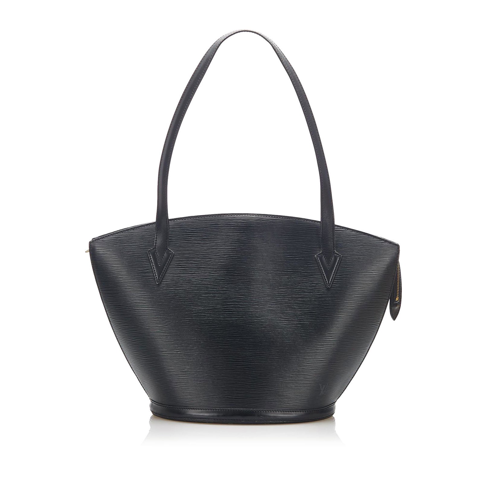 Authentic Louis Vuitton Epi Saint Jacques GM Long Strap: This item qualifies for FREE DOMESTIC SHIPPING to customers in the USA The Saint Jacques GM features an epi leather body flat straps a top zip closure and an interior slip pocket. Brand: Louis Vuitton