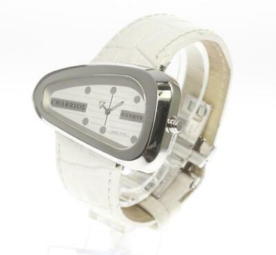 Authentic Charriol Iron Quartz Stainless Leather Belt: This item qualifies for FREE DOMESTIC SHIPPING to customers in the USA Product details Gender Men Material SS x leather Dial color silver Machine type quartz Serial No 0 No accessories (main unit only