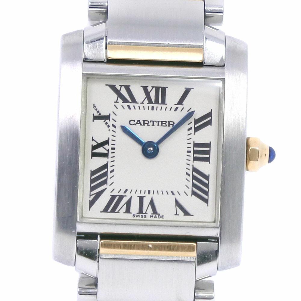 Authentic CARTIER Tank Francaise SM W51007Q4 Stainless: Brand: Cartier Model: Tank Francaise SM Type: Dress watch Gender: Women Material (Case): Stainless steel Material (Band): Stainless steel Color (Dial): White Crystal Type: Sapphire glass Movement: Qua