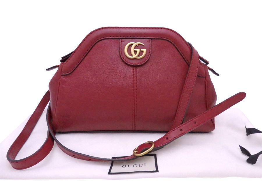 Authentic Gucci Shoulder Bag GG Marmont Dark Red: Brand: Gucci Type: Shoulder bag Gender: Women Accessories: Dust bag Condition: Used (good) Line: GG Marmont Material: Leather Color: Dark red Size (HxWxD): 18.5cm x 27.5cm x 6cm / 7.28'' x 10.82'' x 2