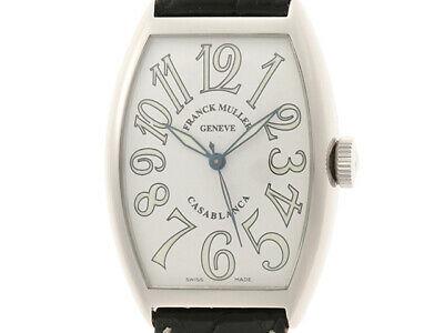 Authentic Franck Muller Casablanca 5850 Automatic: This item qualifies for FREE DOMESTIC SHIPPING to customers in the USA Franck Muller Casablanca 5850 Automatic Stainless Steel Ladies Watch Maker Franck Muller Shape / Drive system / Fine 1 Clock Mode