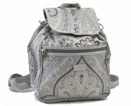 Authentic ETRO Paisley Backpack Nylon Gray: This item qualifies for FREE DOMESTIC SHIPPING to customers in the USA Brand: ETRO Style: Backpack Country/Region of Manufacture: Italy Type: Backpack Bag Length: 9.1inches (23cm) Department: Women Ba