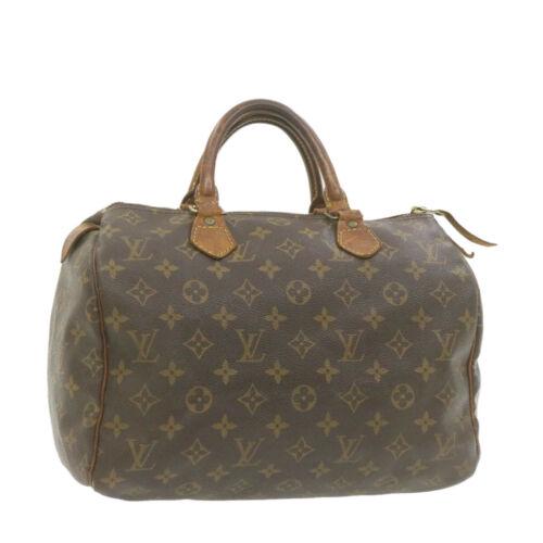 Authentic LOUIS VUITTON Monogram Speedy 30 Hand Bag: This item qualifies for FREE DOMESTIC SHIPPING to customers in the USA Size: W30 x H23 x D17cm(Approx) Material: Monogram Canvas Country/Region of Manufacture: France Color: Monogram Department: Woman