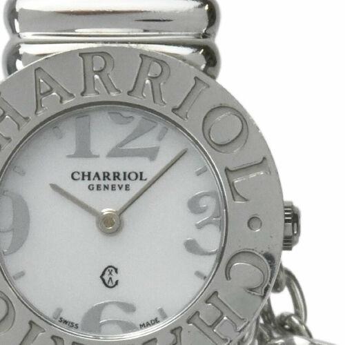 Authentic CHARRIOL Saint-Tropez 028CC.550.RO018 Ladies: This item qualifies for FREE DOMESTIC SHIPPING to customers in the USA Department: women Brand: CHARRIOL Type: Watch The Mynt Auctions Guarantee: Photos descriptions and estimates were prepared with t