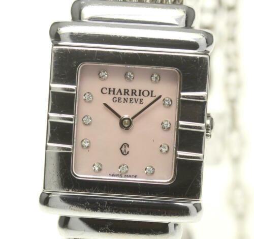 Authentic Charriol Saint-Tropez STRST Quartz Stainless: This item qualifies for FREE DOMESTIC SHIPPING to customers in the USA Type: Wristwatch Brand: Charriol Department: Womens The Mynt Auctions Guarantee: Photos descriptions and estimates were prepared