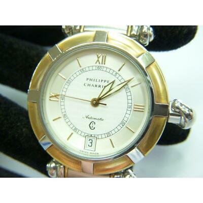 Authentic Philipe Charriol Columbus Skeleton Automatic: This item qualifies for FREE DOMESTIC SHIPPING to customers in the USA Product Description Made In Swiss Model: - CCASG9001600 (L size) Fixed number - No5995 Function - 3 needle self-winding skeleton