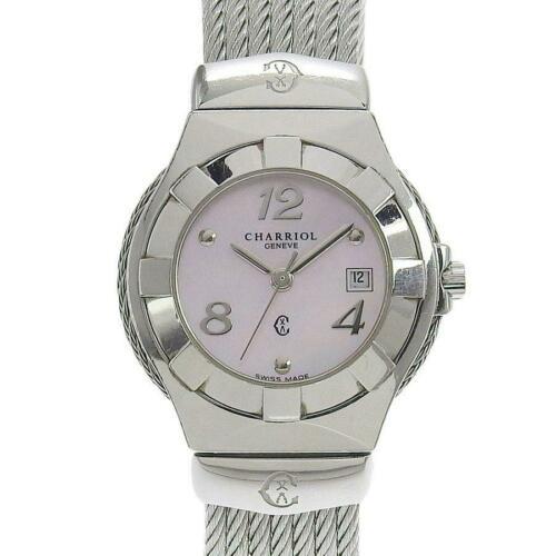 Authentic Philippe Charriol Celtic Geneva Quartz Water: This item qualifies for FREE DOMESTIC SHIPPING to customers in the USA Brand: Philippe Charriol Type: Wristwatch Department: Womens The Mynt Auctions Guarantee: Photos descriptions and estimates were