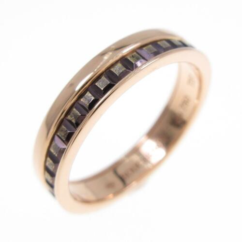 Authentic Boucheron Cattle Classic Ring: This item qualifies for FREE DOMESTIC SHIPPING to customers in the USA Brand: Boucheron Accessories: No Warranty Card Material: 750PG/750BG ActualSize: width :3.8mm Gender: Ladies Type: Ring Size: 10.