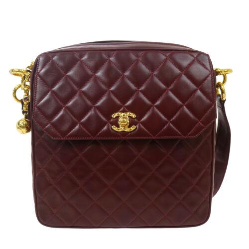 Authentic CHANEL Quilted Crossbody Shoulder Bag 2934342: This item qualifies for FREE DOMESTIC SHIPPING to customers in the USA Size: Medium Pattern: Matelasse Accents: Braided Logo Quilted Features: Bag Charm Certificate of Authenticity Pockets Model: Shou