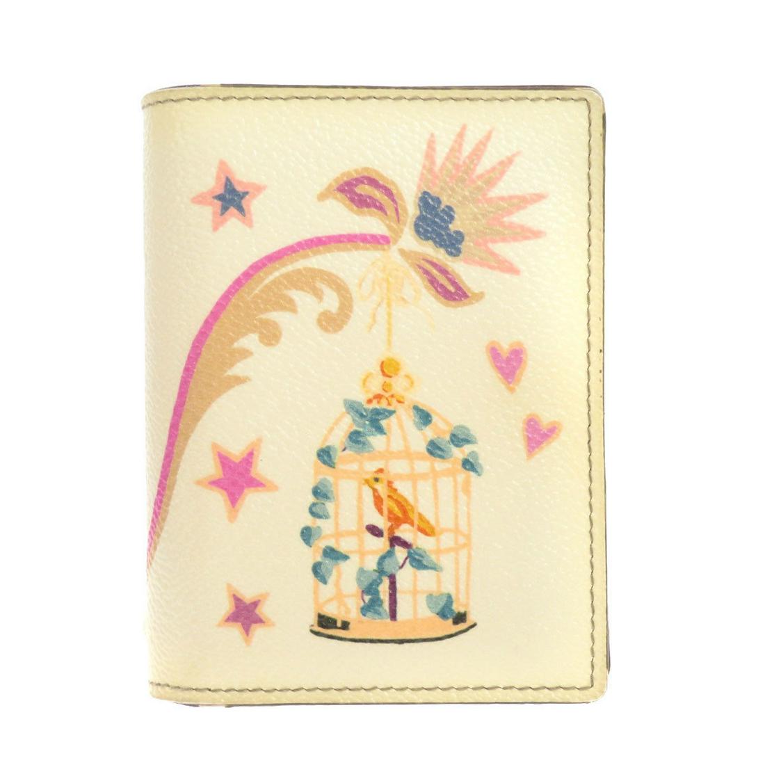 Authentic Etro Birdcage Motif Bi-Fold Wallet PVC Ladies: This item qualifies for FREE DOMESTIC SHIPPING to customers in the USA Brand: Etro Type: Wallet (bi-fold) Gender: Women Accessories: None Condition: Used (very good) Model: Birdcage motif bi-fold wall