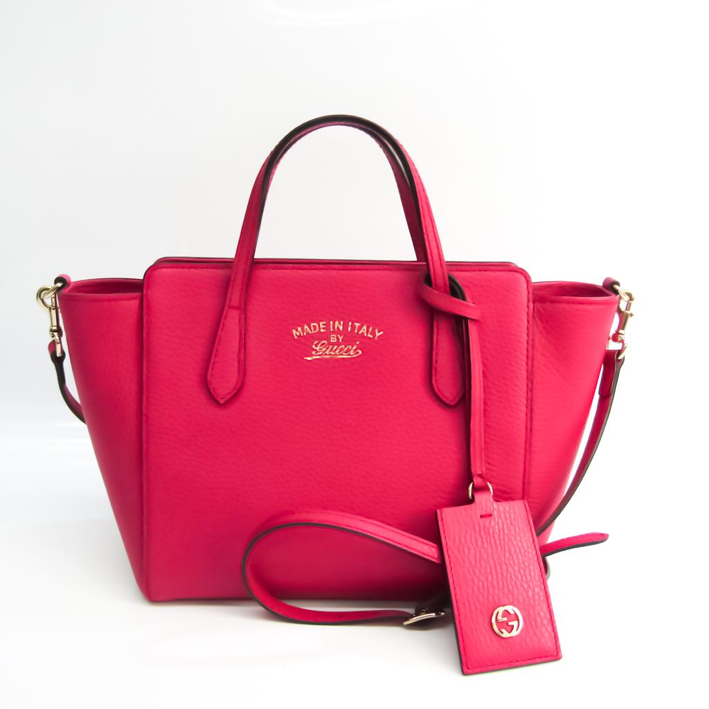 Authentic Gucci Swing 368827 Women's Leather: This item qualifies for FREE DOMESTIC SHIPPING to customers in the USA Brand: Gucci Line: Gucci Swing Type: Handbag, Shoulder bag Gender: Women Condition: Used (very good) Model: 368827 Weight: 510g /