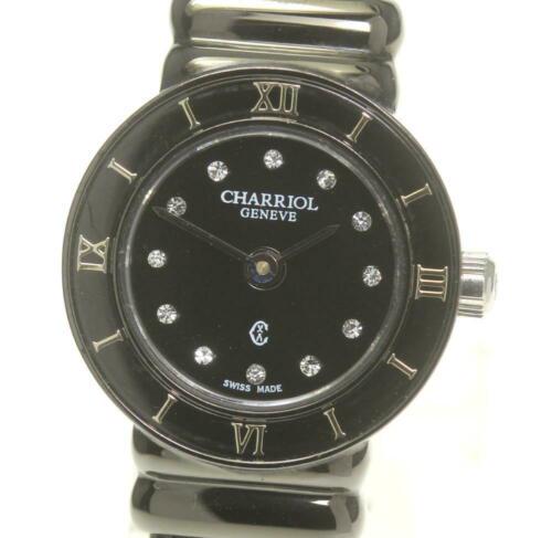 Authentic Charriol Saint-Tropez Mini Ref.ST20 Quartz: This item qualifies for FREE DOMESTIC SHIPPING to customers in the USA Brand: CHARRIOL Department: women Type: wristwatch The Mynt Auctions Guarantee: Photos descriptions and estimates were prepared w