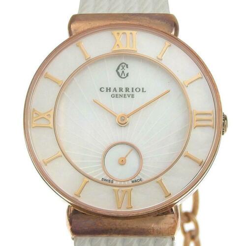 Authentic Philippe Charriol Saint-Tropez ST30PI 174 010: This item qualifies for FREE DOMESTIC SHIPPING to customers in the USA Brand: Philippe Charriol Type: Wristwatch Department: Womens The Mynt Auctions Guarantee: Photos descriptions and estimates were