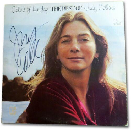 Judy Collins Signed Autographed Album Cover Colors of: Judy Collins Signed Autographed Album Cover Colors of the Day JSA Industry: Music Object Type: Record Original/Reproduction: Original Autograph Authentication: James Spence (JSA) Player: Judy Collins 