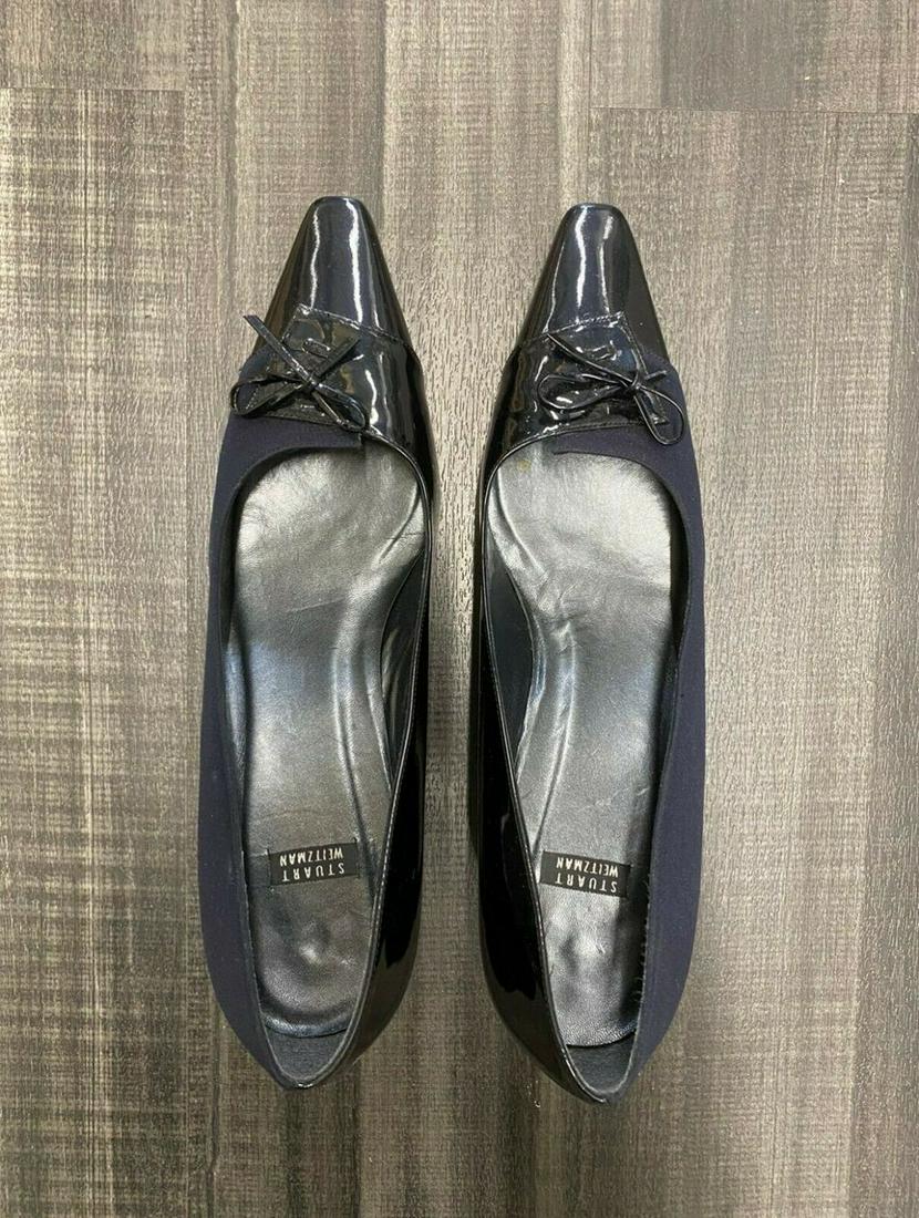 STUART WEITZMAN ColorBlock Patent Leather Accented: STUART WEITZMAN ColorBlock Patent Leather Accented Kitten Heels - $500 Appraisal Value! PLEASE NOTE: Framed, Large or heavy Items do not have shipping costs included. The exact shipping cost will be a