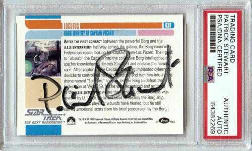Patrick Stewart Signed Autograph Trading Card Star: Patrick Stewart Signed Autograph Trading Card Star Trek: TNG Picard PSA Object Type: Trading Card Autograph Authentication: Professional Sports (PSA/DNA) Industry: Television Player: Patrick Stewart O