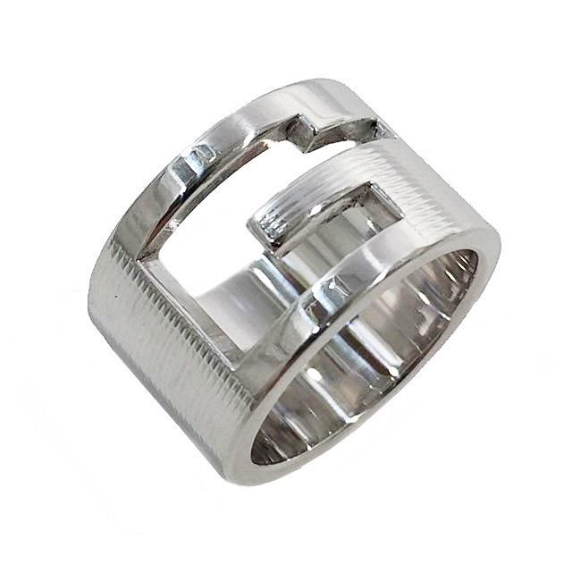 Gucci G Mark Ring 032660 09840 8106 Silver 925 Ladies: Gucci G Mark Ring 032660 09840 8106 Silver 925 Ladies Men's Sally Jewelry Wide Engraved 10.3g No. 8.5Brand: Gucci Model: G mark ring Gender: Men,Women Condition: Used (very good) Material: Silver 925