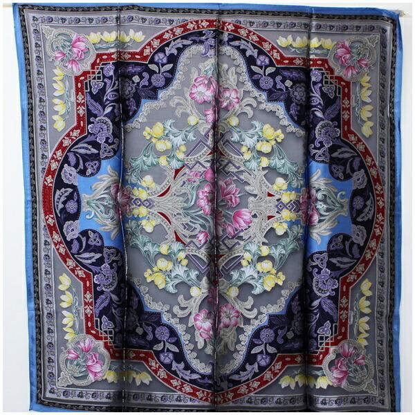 Etro Silk Blend Scarf Multicolor Paisley Pattern Ladies: Etro Silk Blend Scarf Multicolor Paisley Pattern LadiesBrand: Etro Type: Scarf Gender: Men,Women Condition: Used (like new) Material: Viscose, 70%, Silk, 30% Color: Multi-color Size (LxW): 88cm x 90cm