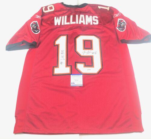 Mike Williams signed Jersey PSA/DNA Tampa Bay: Mike Williams signed Jersey PSA/DNA Tampa Bay Buccaneers Player: Mike Williams Original/Reprint: Original Sport: Football-NFL Team: Tampa Bay Buccaneers Product: Jersey Autograph Authentication: Profe