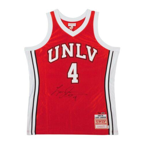 Larry Johnson Signed Autographed Mitchell & Ness: Larry Johnson Signed Autographed Mitchell & Ness 1989-90 UNLV Jersey Red Sport: Basketball-NBA Player: Larry Johnson Product: Jersey Autograph Authentication: Upper Deck Original/Reprint: Original Tea