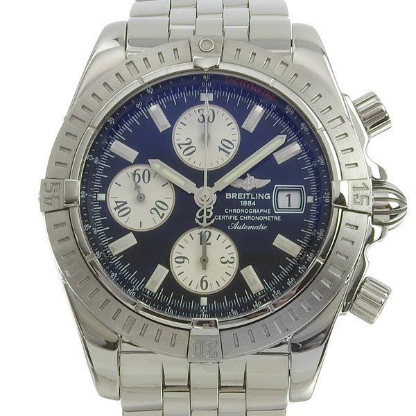 BREITLING Chronomat Evolution Men's Automatic Watch: BREITLING Chronomat Evolution Men's Automatic Watch Black Dial A13356Brand: Breitling Line: Chronomat Gender: Men Material (Case): Stainless steel Material (Band): Stainless steel Color (Dial): Black 