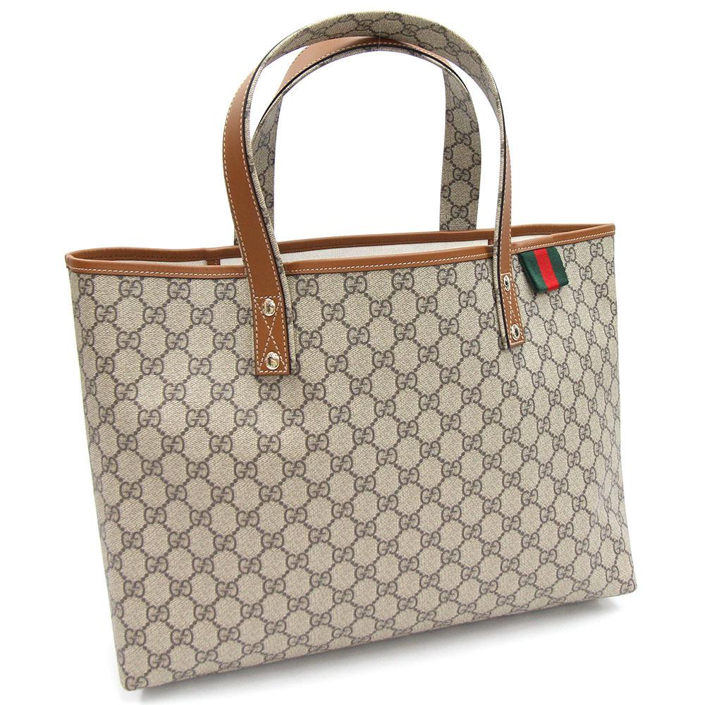 Gucci Tote Bag Shelly Line GG Supreme 211134 Beige: Gucci Tote Bag Shelly Line GG Supreme 211134 Beige Light Brown PVC Coated Canvas Leather LadiesBrand: Gucci Line: Sherry Line Type: Tote bag Gender: Women Condition: Used (very good) Material: PVC, Le