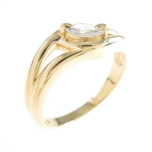 K18 Yellow Gold Diamond ring: K18 Yellow Gold Diamond ring Material: K18YG Gender: Ladies Size: 12.0 (JPN size) ActualSize: W : 6.9mm CenterStone: Diamond The Mynt Guarantee: All items in this auction are guaranteed authentic and