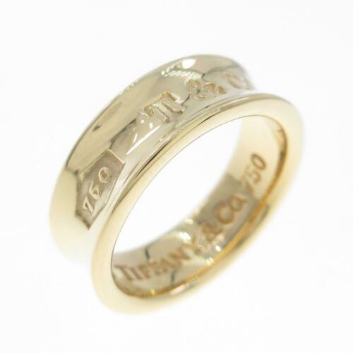 Tiffany 1837 ring: Tiffany 1837 ring Brand: TIFFANY Material: 750YG Gender: Ladies Size: 9.0 (JPN size) ActualSize: W6.0mm The Mynt Guarantee: All items in this auction are guaranteed authentic and come with a 100% mone