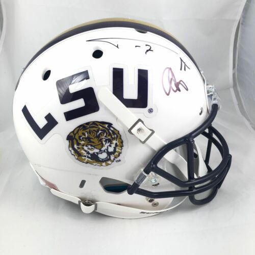 TYRANN MATHIEU PATRICK PETERSON Signed Full Size Helmet: TYRANN MATHIEU PATRICK PETERSON Signed Full Size Helmet PSA/DNA LSU Tigers Original/Reprint: Original Product: Helmet Sport: Football PLEASE NOTE: Framed Large or heavy Items do not have shipping cost