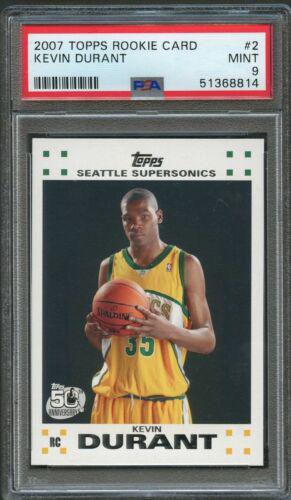2007 Topps #2 Kevin Durant PSA 9 Mint RC: 2007 Topps #2 Kevin Durant PSA 9 Mint RC Graded: No Sport: Aikido PLEASE NOTE: Framed Large or heavy Items do not have shipping costs included. The exact shipping cost will be added to your invoice po