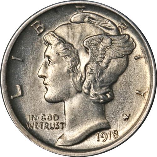 1918-D Mercury Dime Fully Split Bands Nice BU+ Nice Eye: 1918-D Mercury Dime Fully Split Bands Nice BU+ Nice Eye Appeal Strong Certification: Uncertified Circulated/Uncirculated: Uncirculated Mint Location: Denver Grade: Nice BU+ Composition: Silver Year: 1