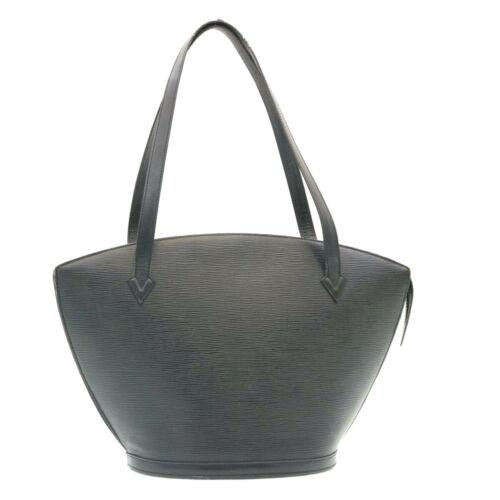 LOUIS VUITTON Epi Saint Jacques Shopping Shoulder Bag: LOUIS VUITTON Epi Saint Jacques Shopping Shoulder Bag Black M52262 LV Brand: LOUIS VUITTON Style: Shoulder Bag Material: Epi Leather Color: Black Size: See Description Bag Height: 11.8inch(Approx) / 3