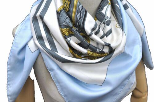 HERMES Carre 90 Scarf "BRIDES de GALA" Silk Light Blue: HERMES Carre 90 Scarf "BRIDES de GALA" Silk Light Blue Brand: HERMES Country/Region of Manufacture: France Style: Scarf Type: Scarf Department: Women Material: Silk Color: Blue Size(cm): W90 x H90cm(A