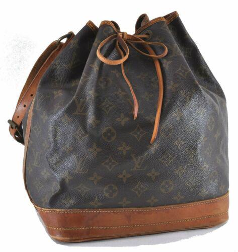Louis Vuitton Monogram Noe Shoulder Bag M42224 LV: Louis Vuitton Monogram Noe Shoulder Bag M42224 LV Brand: Louis Vuitton Country/Region of Manufacture: France Bag Length: 10inches(26cm) Bag Height: 13.5inches(34cm) Bag Depth: 7.5inches(19cm) Strap Dr