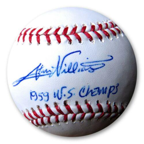 Stan Williams Signed Autographed MLB Baseball Dodgers: Stan Williams Signed Autographed MLB Baseball Dodgers 1959 WS Champs Sport: Baseball-MLB Product: Ball Original/Reprint: Original Player: Stan Williams Autograph Authentication: Hall of Fame Sports Te